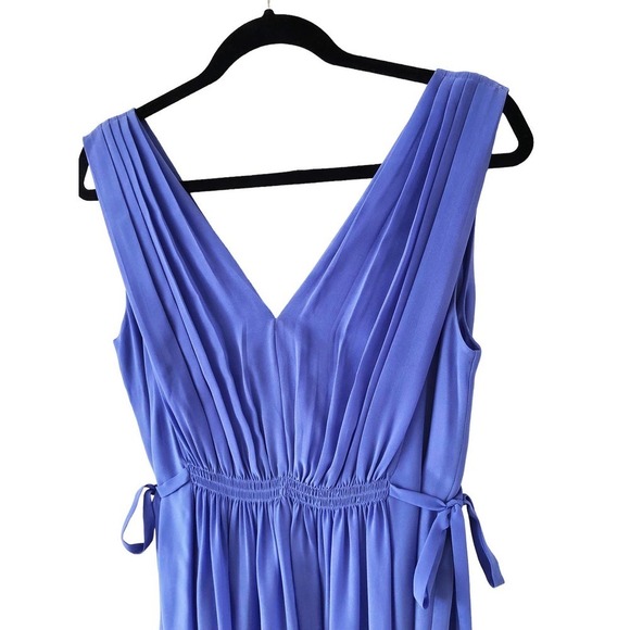 HD in Paris Periwinkle Empire Waist Sleeveless Lavender Purple Dress Size 6 - Picture 11 of 16
